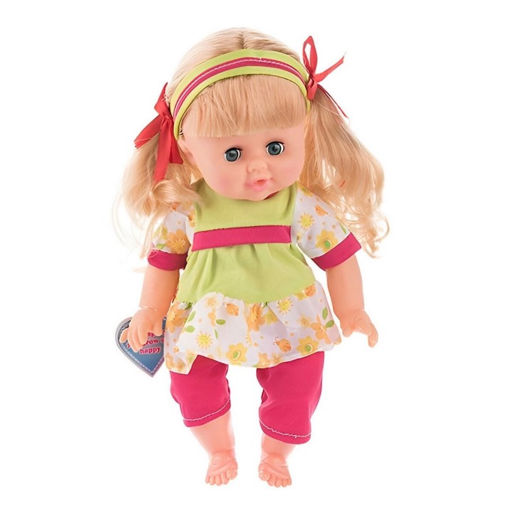 Muñeco Bebe Flor Fucsia Pañal Vacinilla Juguete Niñas