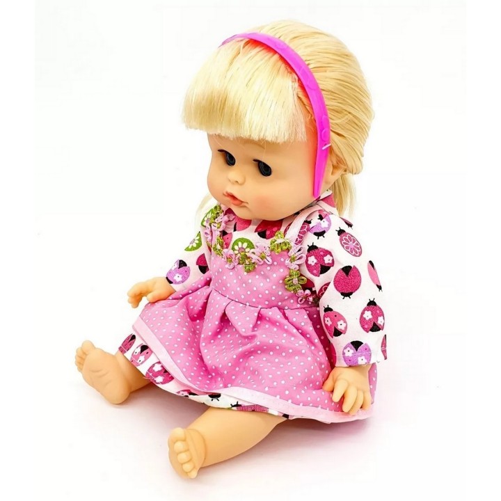 Muñeco Bebe Flores Tetero Pañal Vacinilla Juguete Niñas
