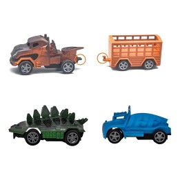 Carros Dinosaurios Kit De Impulso Juguete Didactico Niño