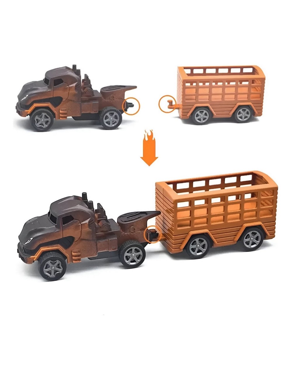 Carros Dinosaurios Kit De Impulso Juguete Didactico Niño