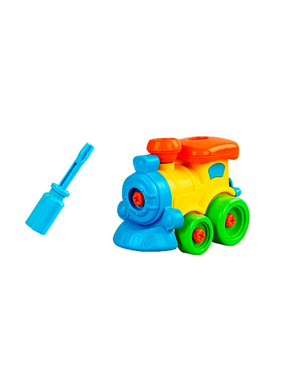 Tren Vehiculo Armable Juguete Interactivo + Destornillador