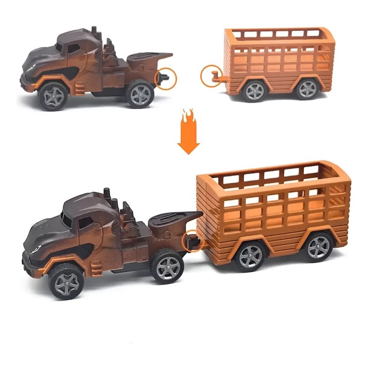 Carros De Impulso Dinosaurio Juguete Interactivo X 6 Unidade