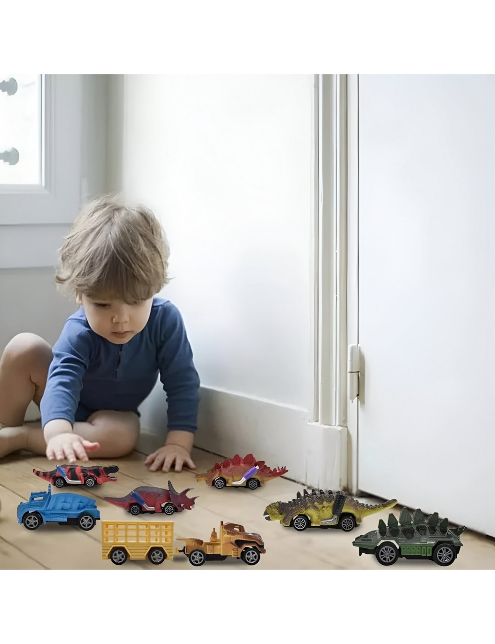 Carros De Impulso Dinosaurio Juguete Interactivo X 6 Unidade