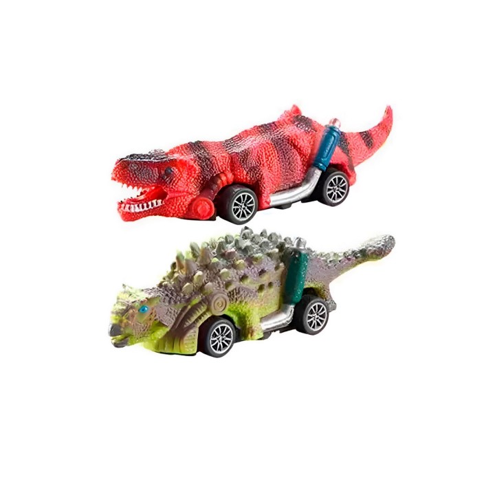 Carros De Impulso Dinosaurio Juguete Interactivo X 6 Unidade