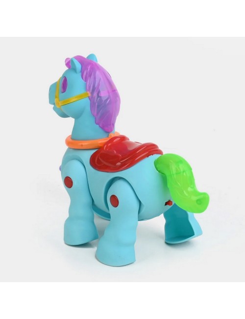 Robot Caballo Juguete Interactivo Musical Camina + Baterias