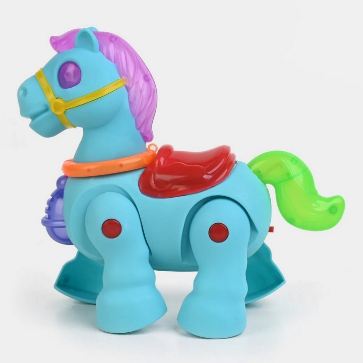 Robot Caballo Juguete Interactivo Musical Camina + Baterias