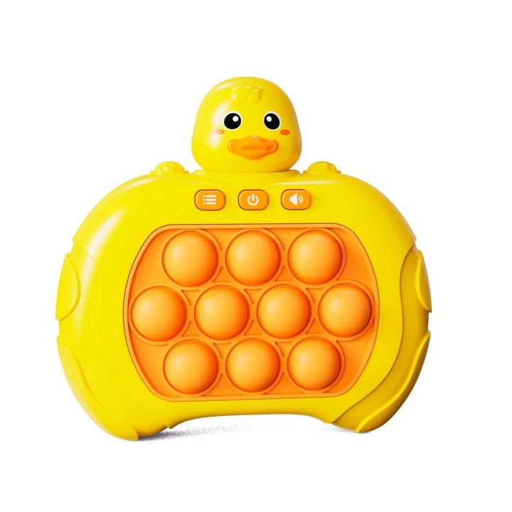 Juego De Memoria Luz Y Sonido Popit Push Pato + Bateria