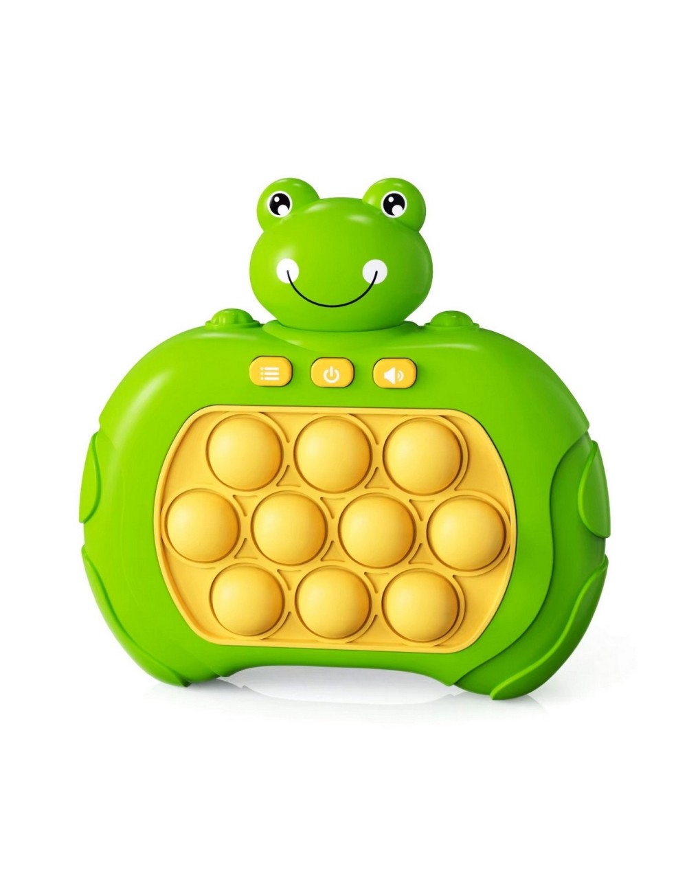 Juego De Memoria Luz Y Sonido Popit Push Rana + Bateria