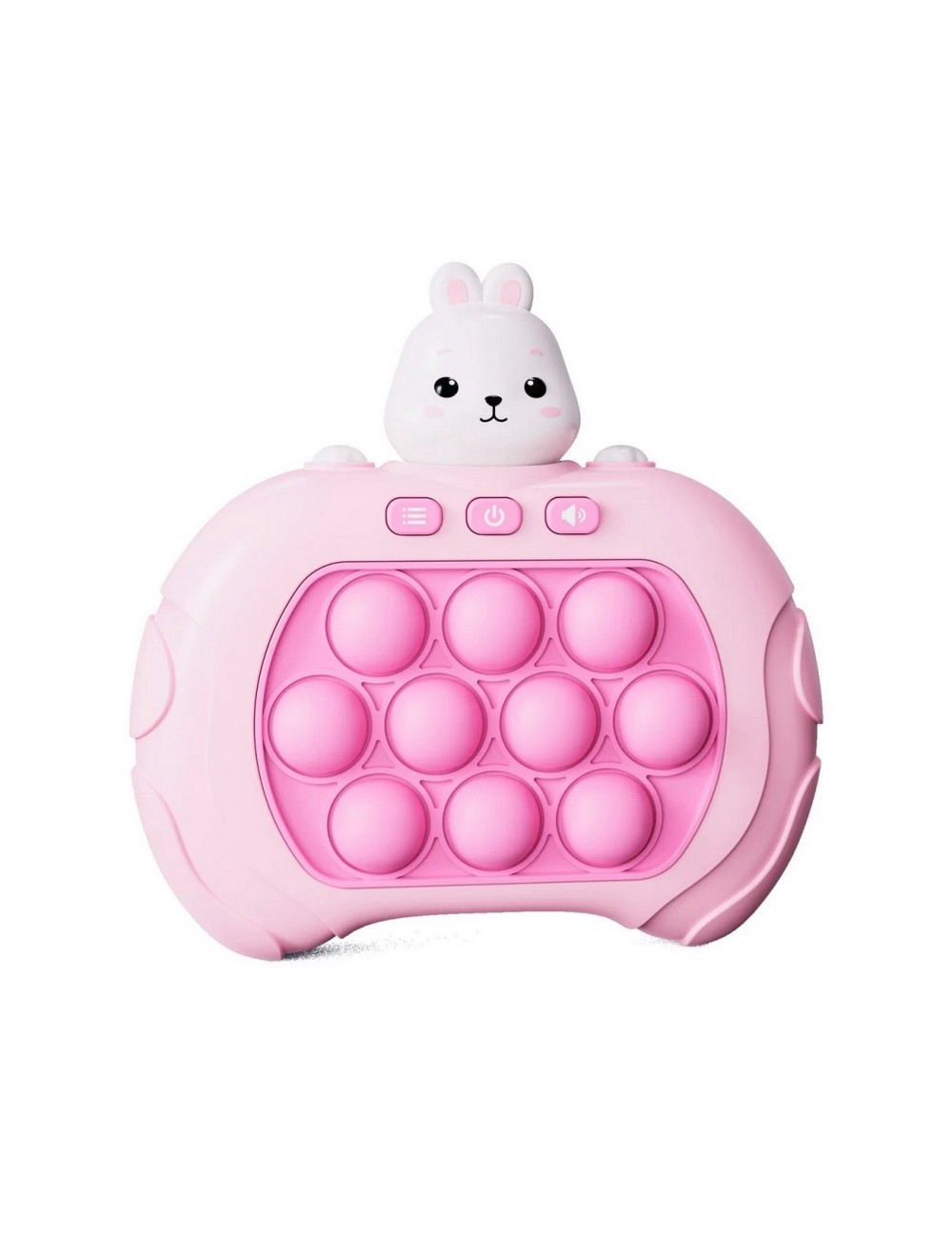 Juego De Memoria Luz Y Sonido Popit Push Coneja + Bateria