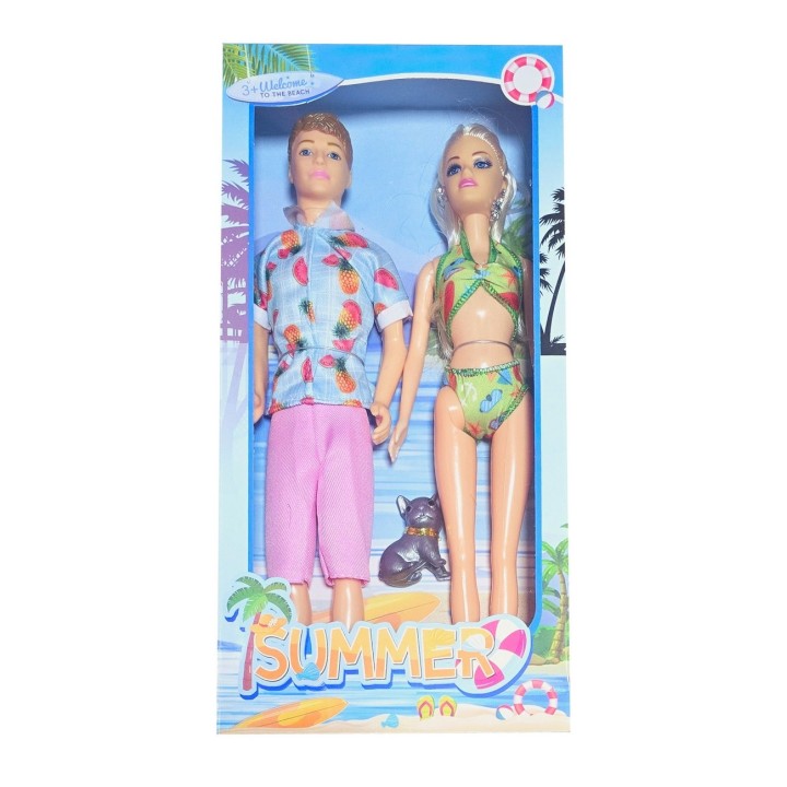 Muñeca Muñeco Playa Vacaciones Mascota Juguete Niñas