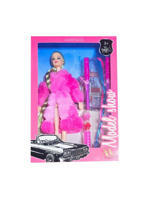 Muñeca Vestido Elegante Accesorios Cabello Juguete Niñas