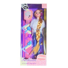 Muñeca Vestido Ganchos Cabello Juguete Niñas Interactivo