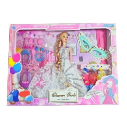 Muñeca Vestidos Elegante Antifaz Accesorios Vestidos Juguete