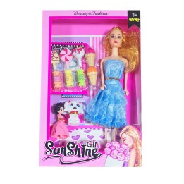 Muñeca Vestidos Elegante Helados Mascota Mini Muñeca Juguete