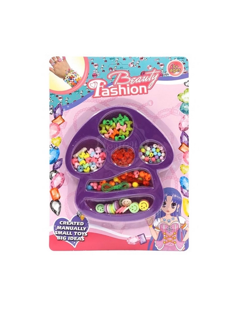 Set Kit Para Hacer Pulseras Niña Style Fungi Multicolor Niña