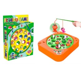 Juego De Pesca Iman Juguete Giratorio Juguete Niños +bateria
