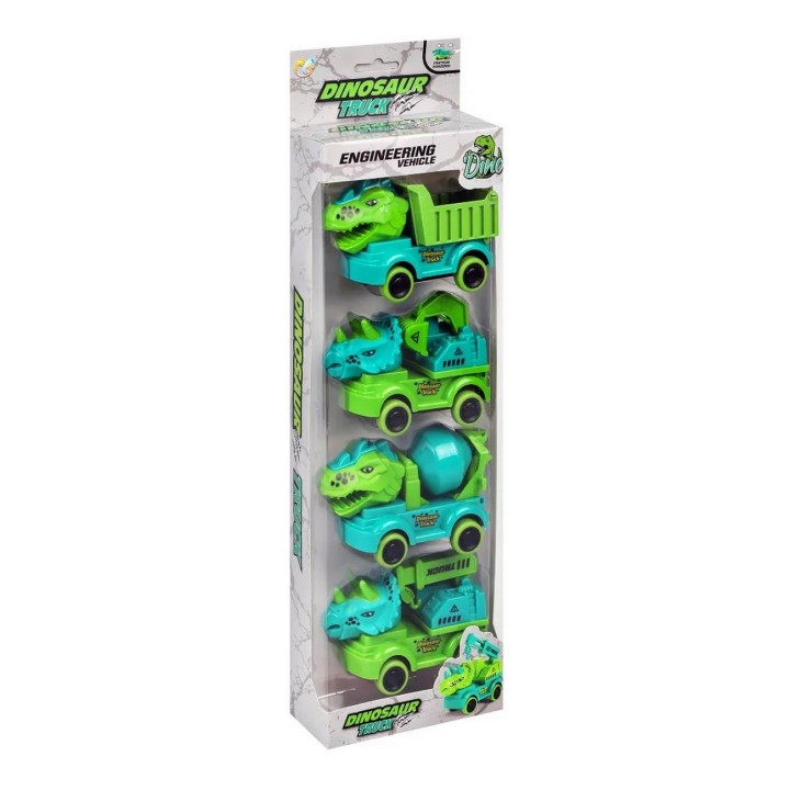 Colección Carros Construccion Dinosaurio Armables Niños