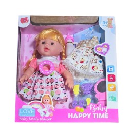 Muñeca Vestido Bebe Tetero Accesorios De Belleza Juguete