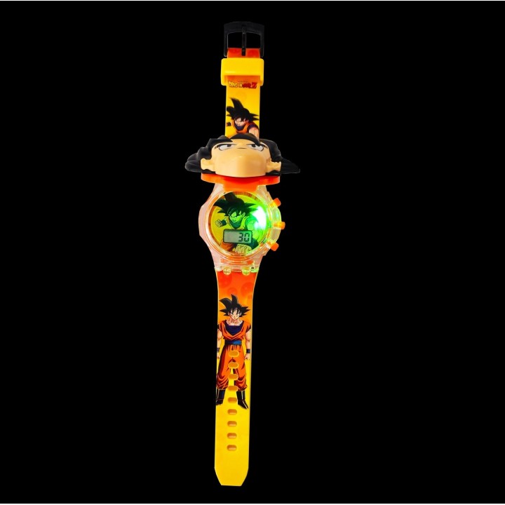 Reloj Niñas Digital Luces Sonido Infantil Goku Dragon Ball Z