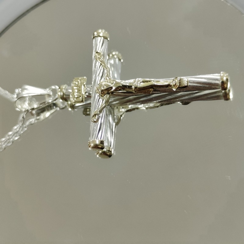 Plata Collar Cruz