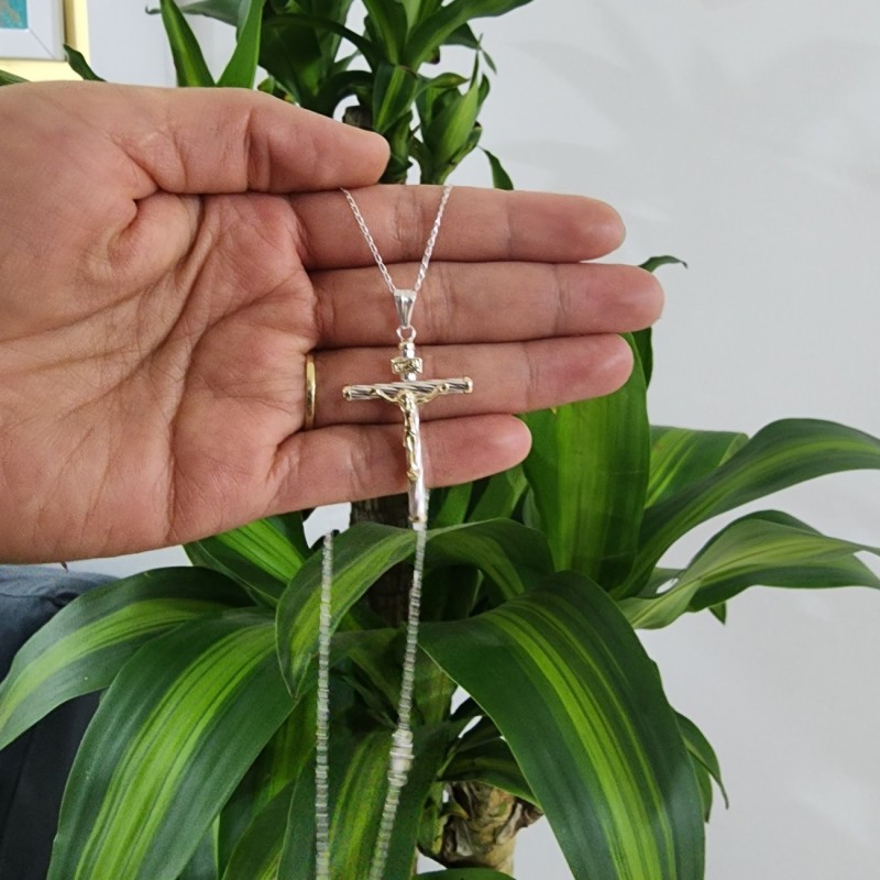 Plata Collar Cruz