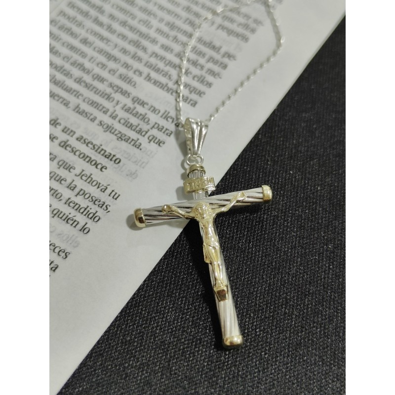 Plata Collar Cruz