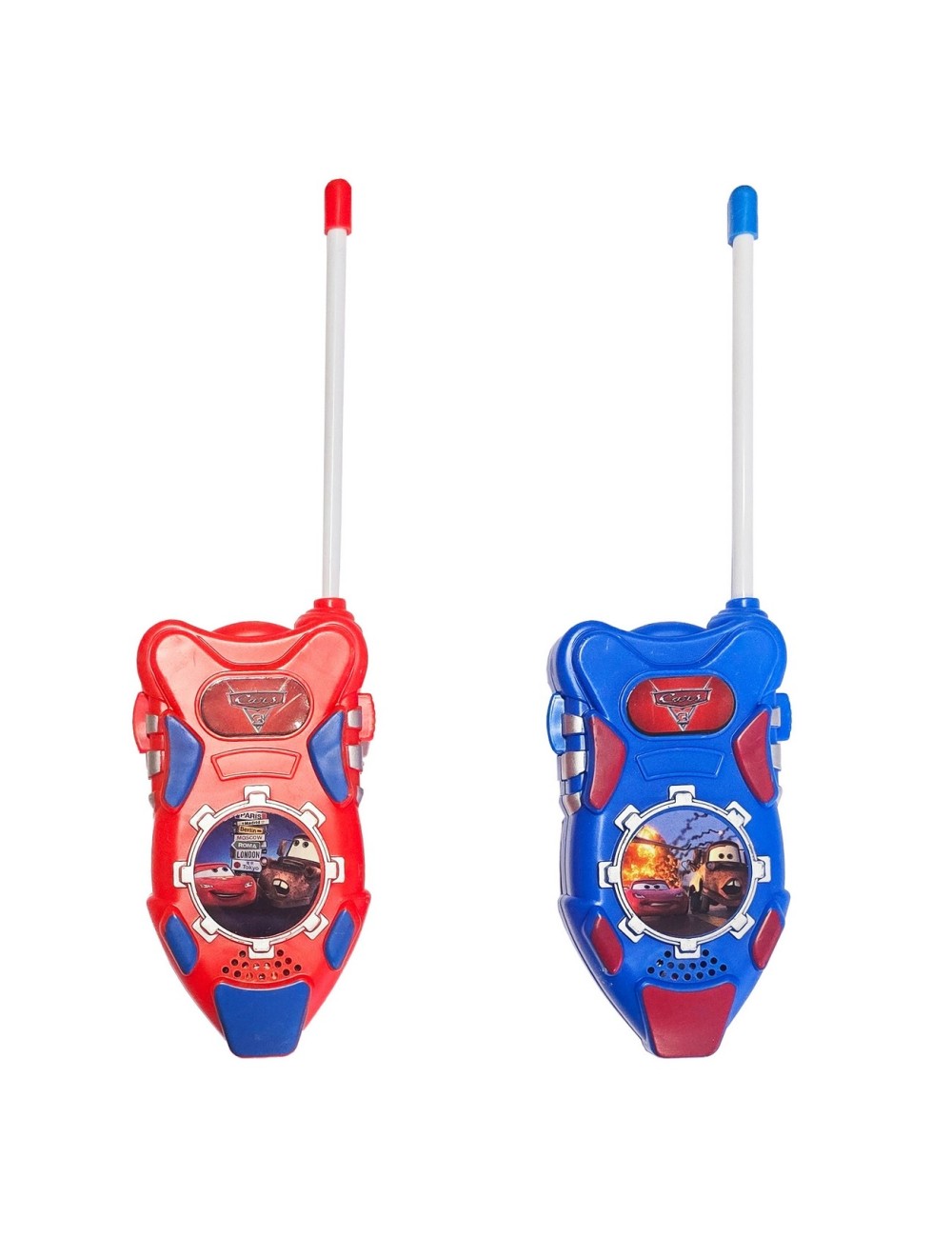 Juguete Walkie Talkies Boquitoqui Rayo Mcqueen Cars Niños