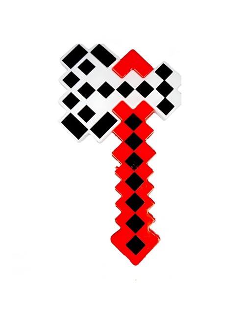 Juguete Hacha Minecraft Diamante Niños Led Sonido Disfraz