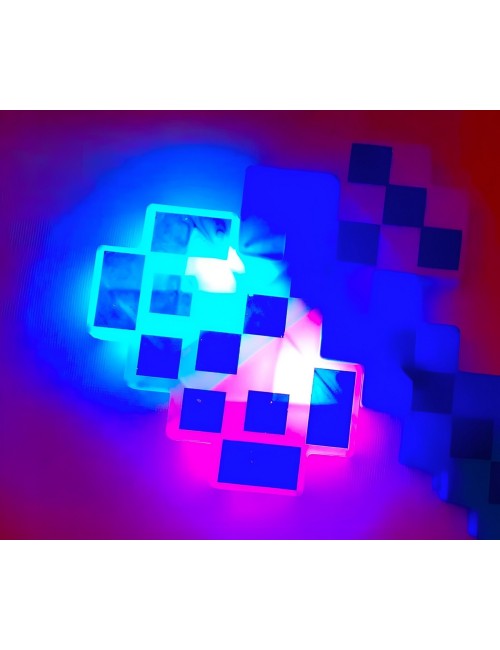 Juguete Hacha Minecraft Diamante Niños Led Sonido Disfraz
