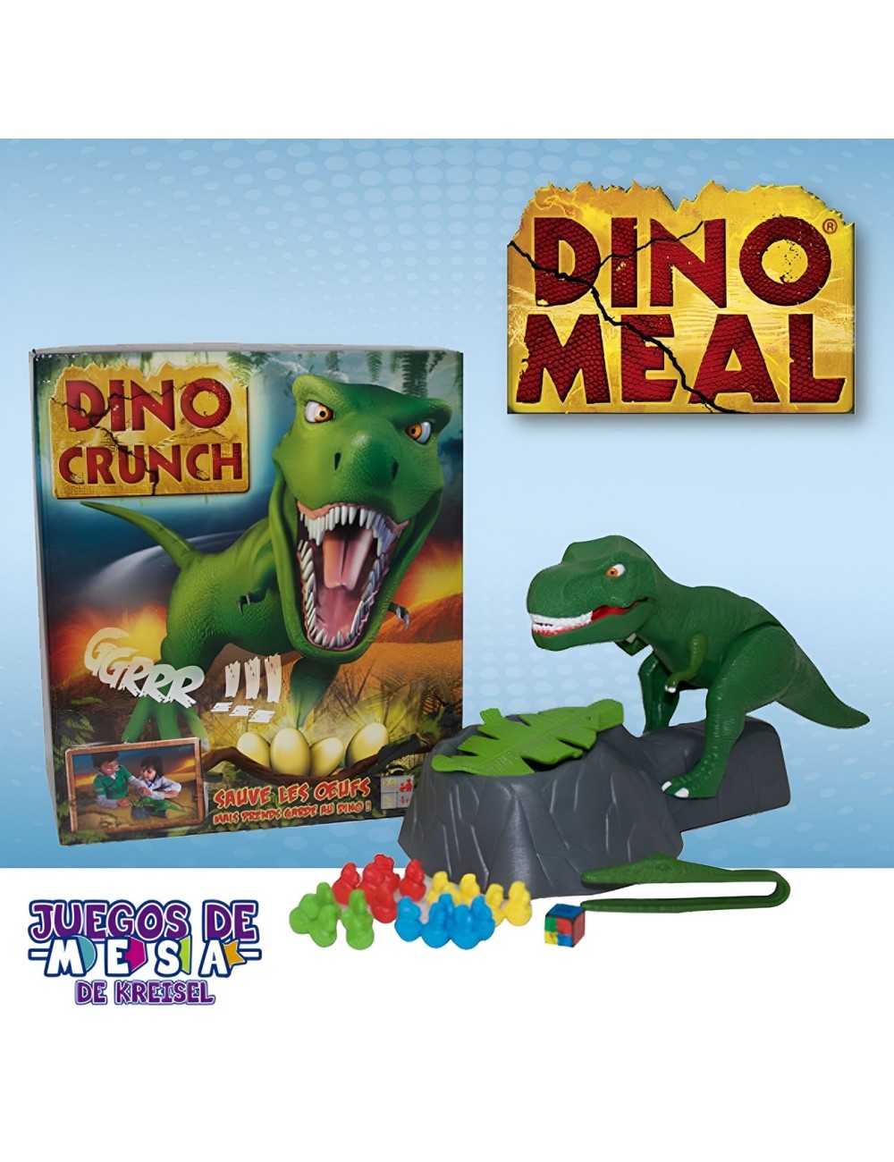 Dino Gloton Dinogloton Kreisel Juego De Mesa Estrategia