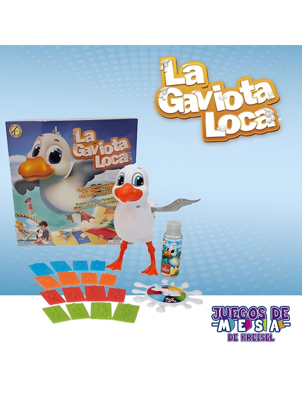 Juego De Mesa La Gaviota Loca Kreisel Estrategia Y Agilidad