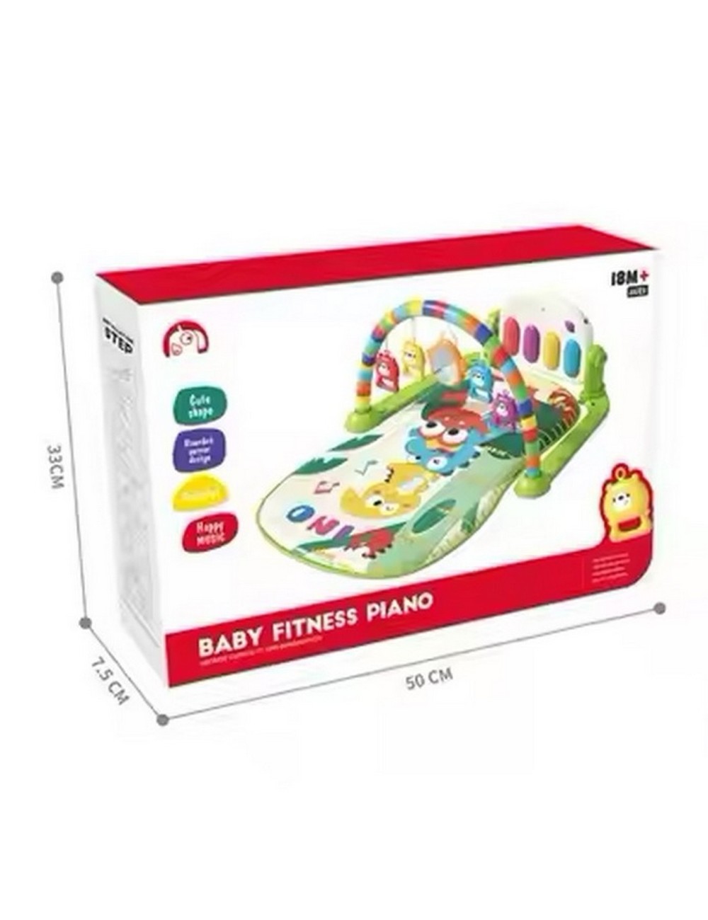 Gimnasio Piano Tapete Sonajero Musical Para Bebes Unisex