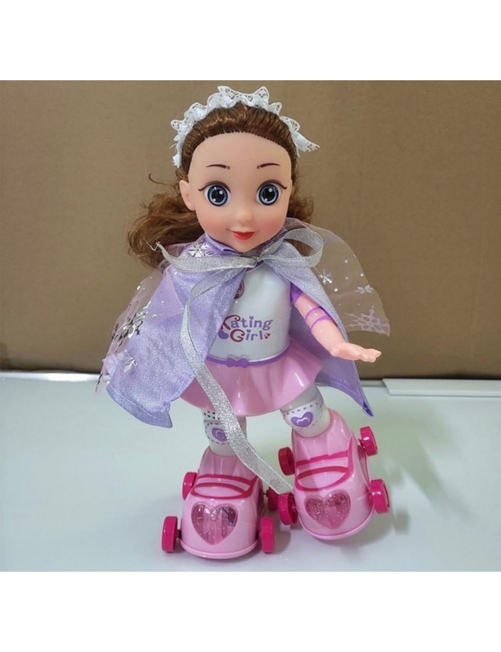 Robot Muñeca Princesa Patines Patinadora Juguete + Baterias