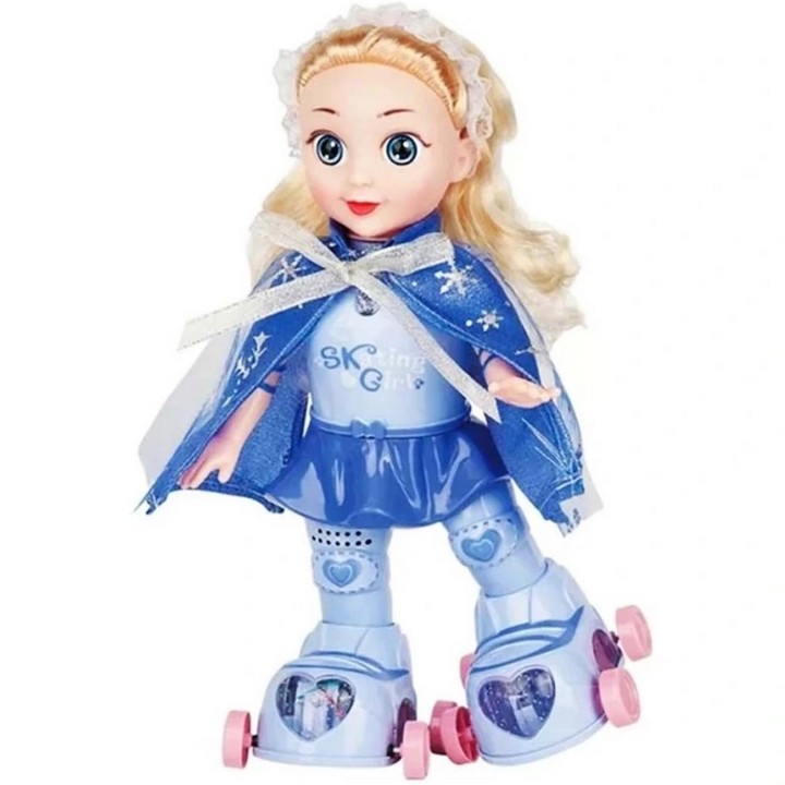Robot Muñeca Princesa Patines Patinadora Juguete + BateriasRobot Muñeca Princesa Patines Patinadora Juguete + Baterias
