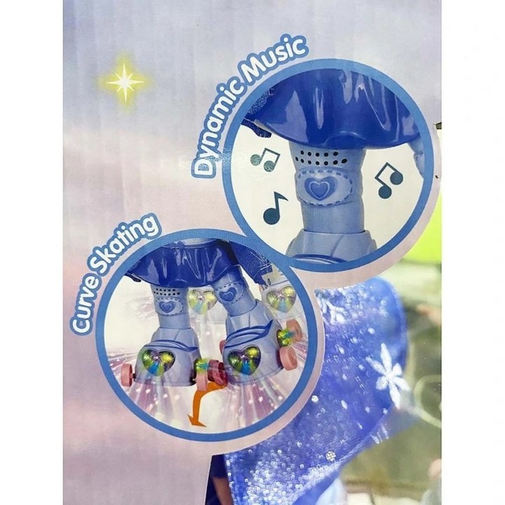 Robot Muñeca Princesa Patines Patinadora Juguete + BateriasRobot Muñeca Princesa Patines Patinadora Juguete + Baterias