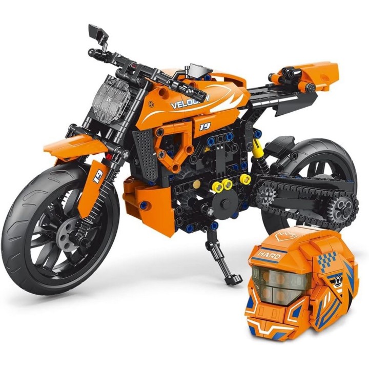 Moto Deportiva Juguete Armables Armatodo Construcción Niños