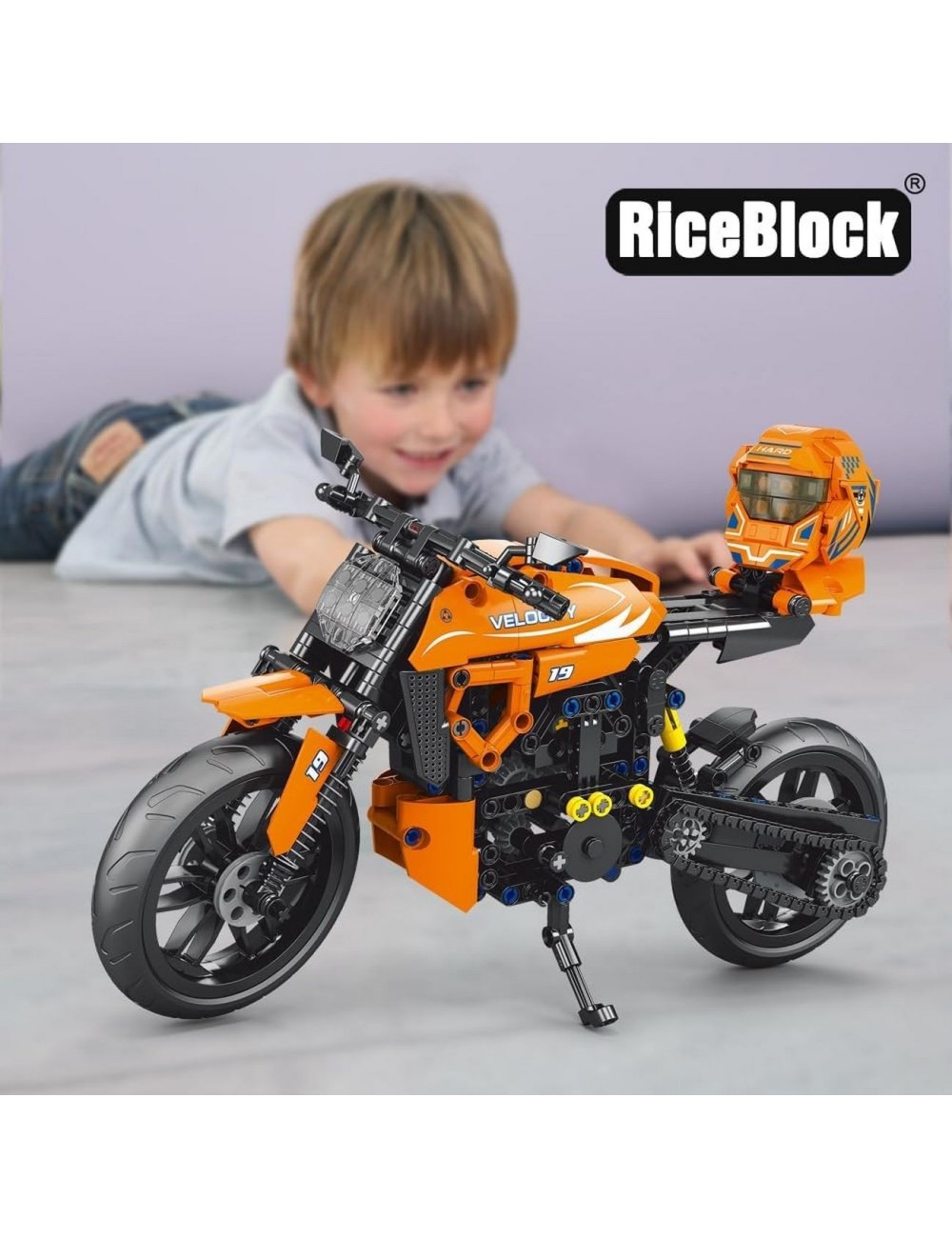 Moto Deportiva Juguete Armables Armatodo Construcción Niños