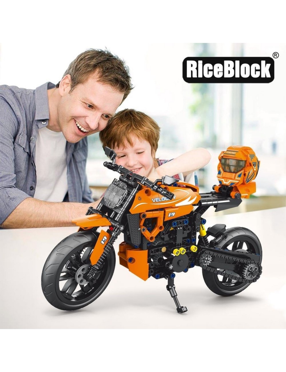 Moto Deportiva Juguete Armables Armatodo Construcción Niños