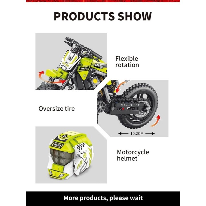 Moto Motocicleta Juguete Armables Armatodo Construcción
