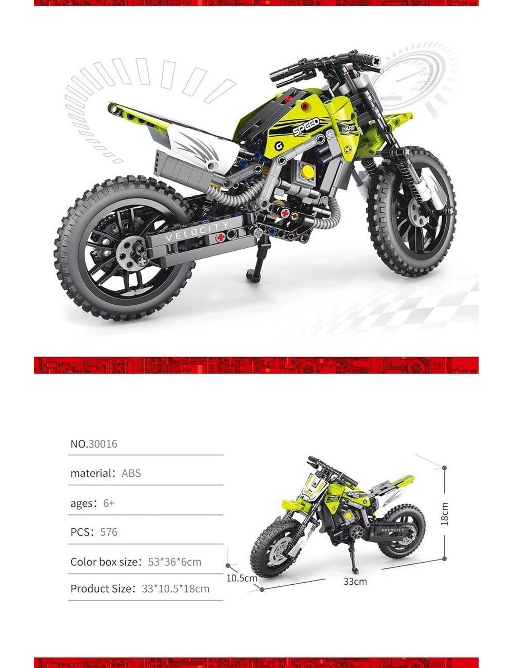 Moto Motocicleta Juguete Armables Armatodo Construcción