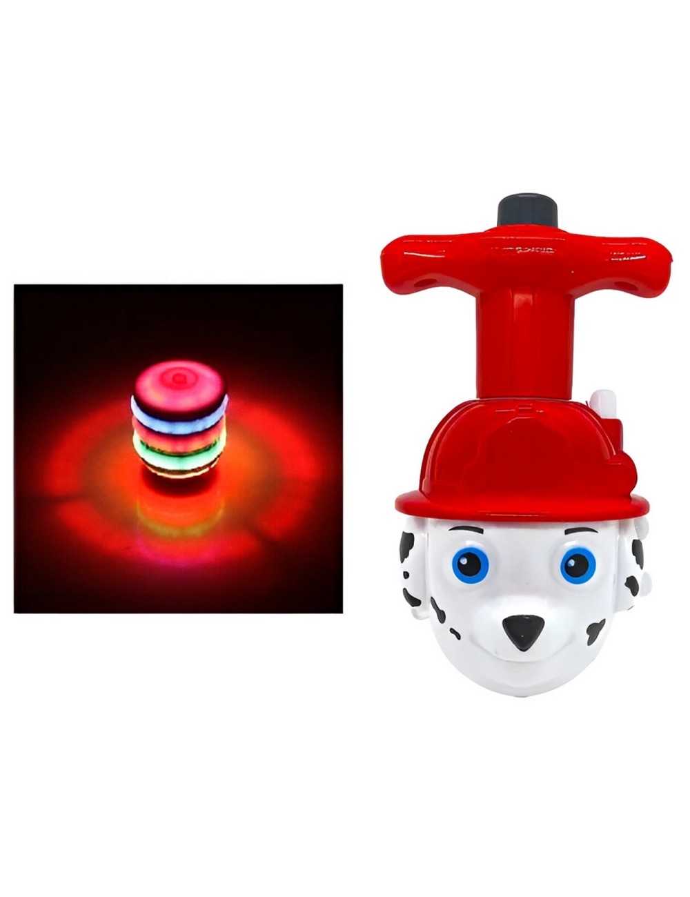 Trompo Luces Patrulla Canina Paw Patrol Luces Musical Niños