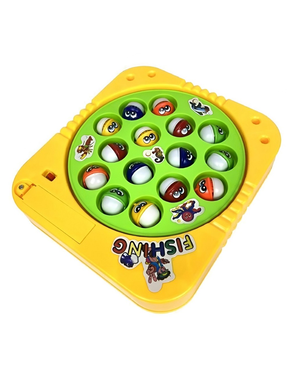 Juego De Pesca Iman Juguete Giratorio Niños Juguete+ Bateria