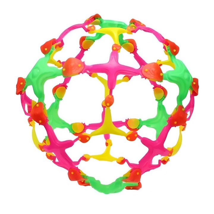 Pelota Expandible Sonajero Luces De Color Juguete Antiestres