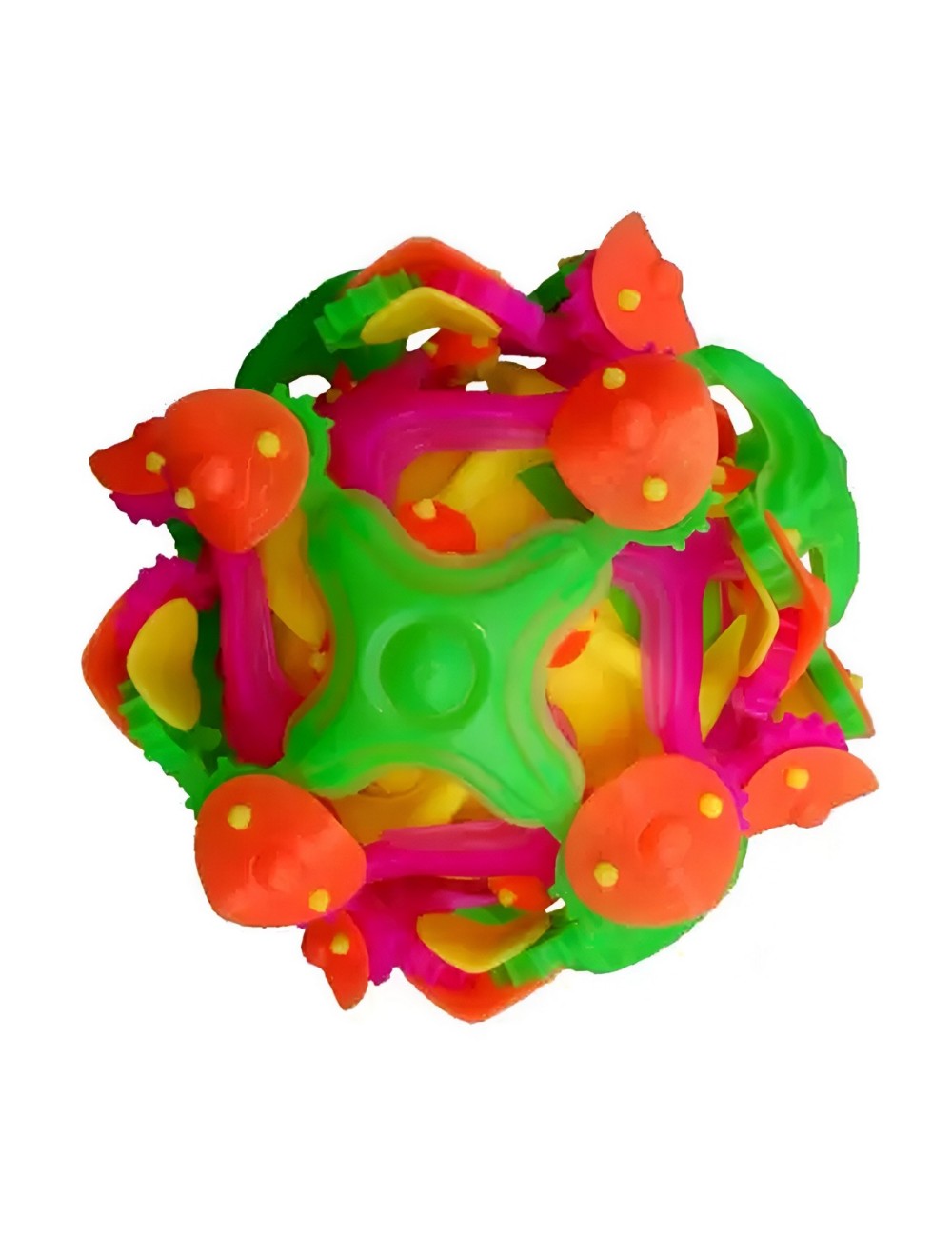 Pelota Expandible Sonajero Luces De Color Juguete Antiestres
