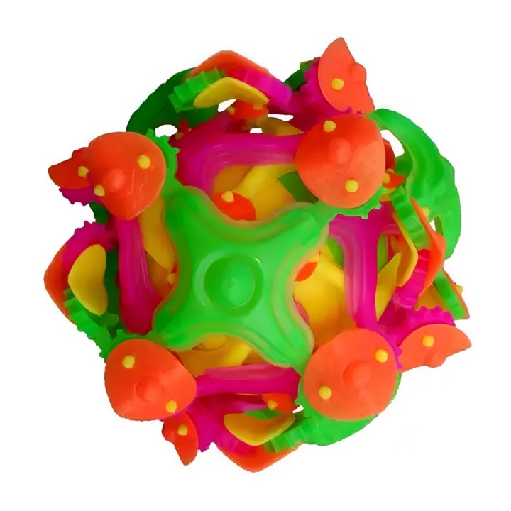 Pelota Expandible Sonajero Luces De Color Juguete Antiestres