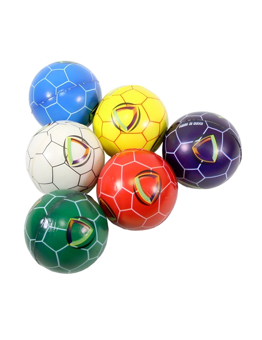 Pelotas Antiestres Futbol Soccer Mundial Color X 12 Unidades