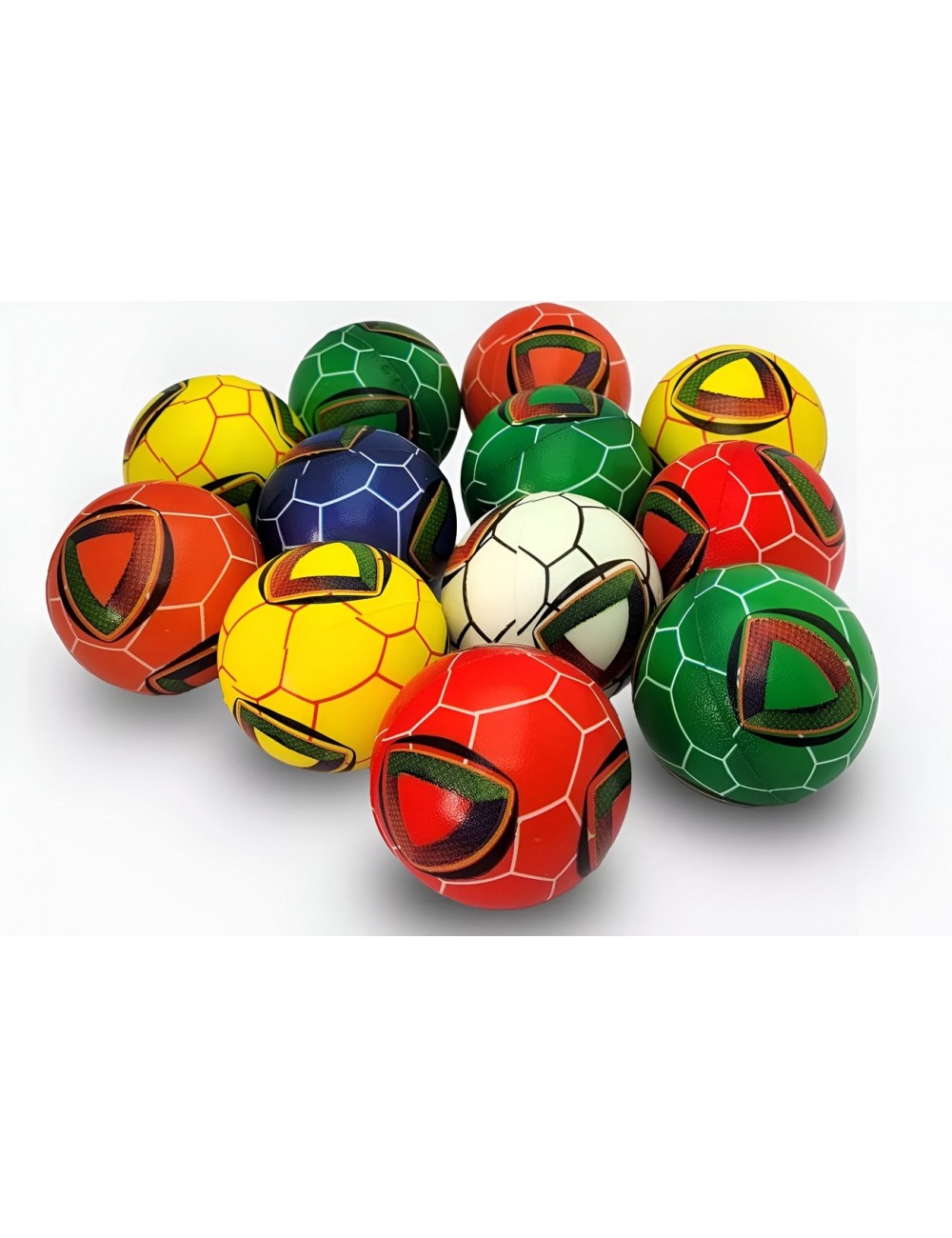 Pelotas Antiestres Futbol Soccer Mundial Color X 12 Unidades