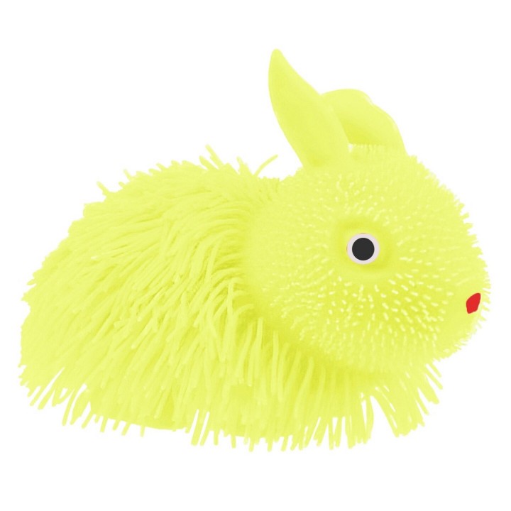 Peludito Conejo Apretable Antiestrés Juguete Luz Sensorial