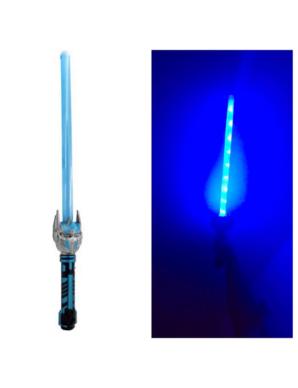 Juguete Espada Sable Transformers Niños Led Sonido Disfraz