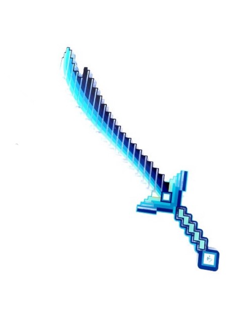 Juguete Espada Minecraft Niños Led Sonido Disfraz + Baterias